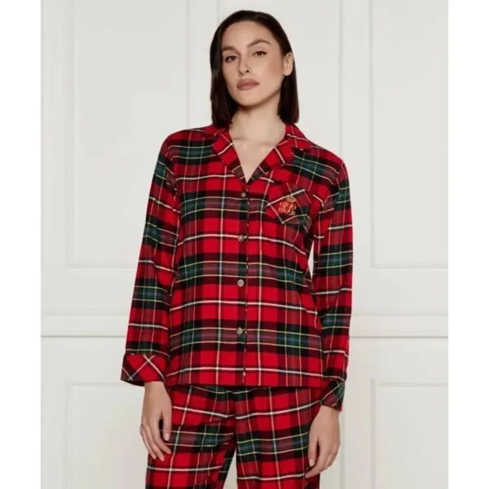 ✨LAUREN RALPH LAUREN Regular Fit PJ Red Sz Medium Top✨